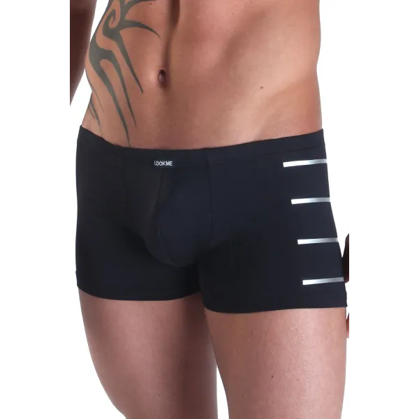 Schwarze Herren-Boxer Roadster von Look Me | Fesselliebe.de