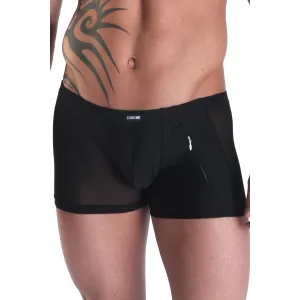 Schwarzer Herren Boxer Open Heart von Look Me