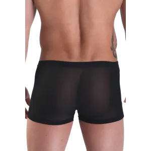 Schwarzer Herren Boxer Open Heart von Look Me