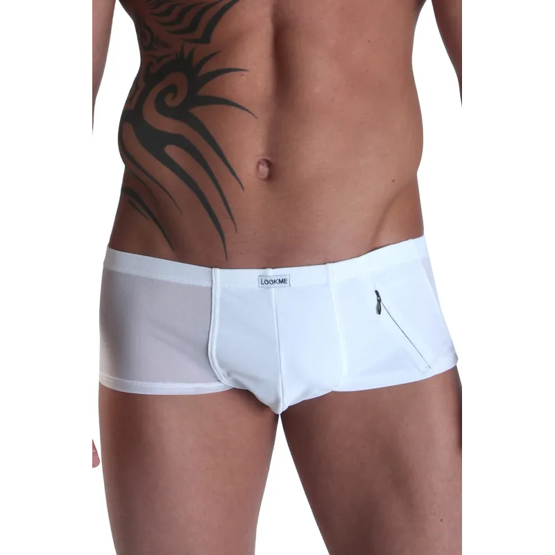 Weißer Herren Short Open Heart von Look Me | Fesselliebe.de