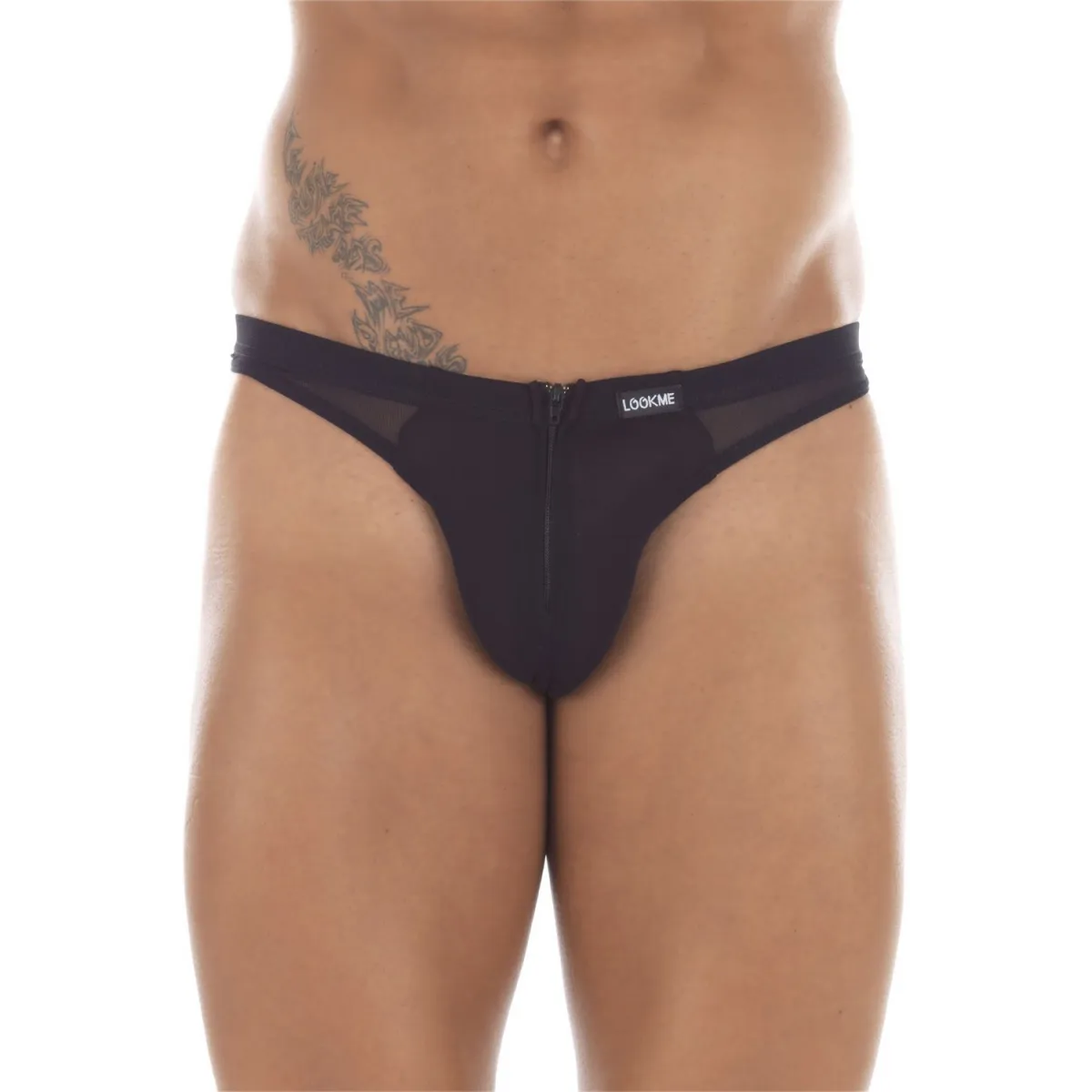 Schwarzer Herren String Wiz von Look Me | Fesselliebe.de