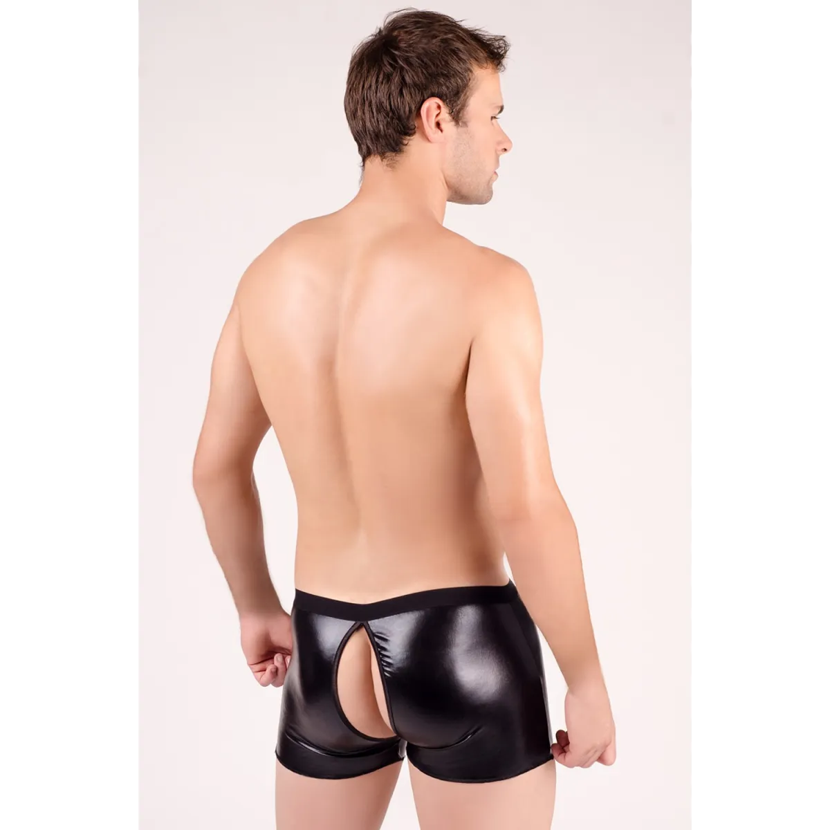 Schwarzer Herren-Boxer-Short MC/9007 von Andalea | Fesselliebe.de