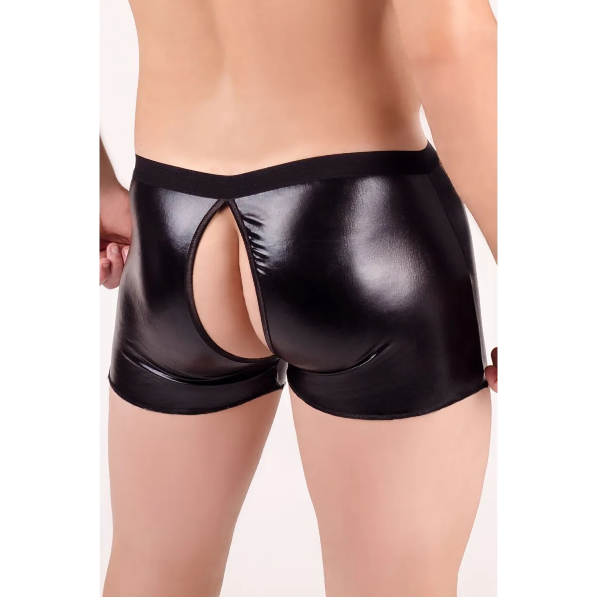 Schwarzer Herren-Boxer-Short MC/9007 von Andalea | Fesselliebe.de