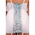 Weißes Strapskleid M/1039 von Andalea Dessous
