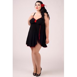 Schwarzes Babydoll E/2009 von Andalea Dessous | Fesselliebe.de