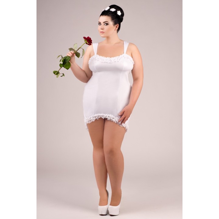 Weißes Kleid E/2021 von Andalea Dessous | Fesselliebe.de