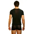 Schwarzes Herren T-Shirt Open Spirit von Look Me