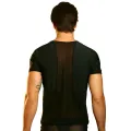 Schwarzes Herren T-Shirt Open Spirit von Look Me