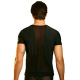 Schwarzes Herren T-Shirt Open Spirit von Look Me | Fesselliebe.de