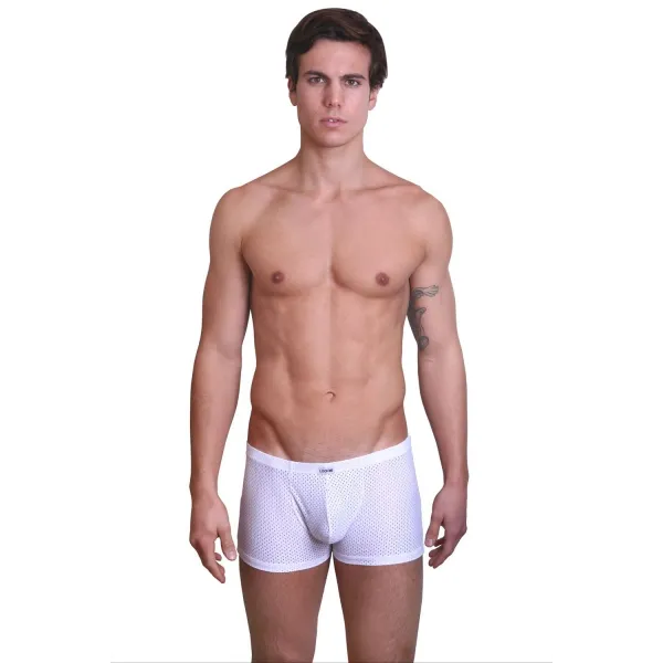 Weißer Herren Boxer the Shadow von Look Me | Fesselliebe.de