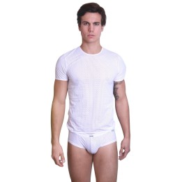 Weißes T-Shirt the Shadow von Look Me | Fesselliebe.de