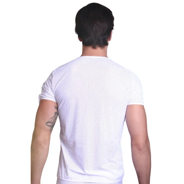 Weißes T-Shirt the Shadow von Look Me | Fesselliebe.de