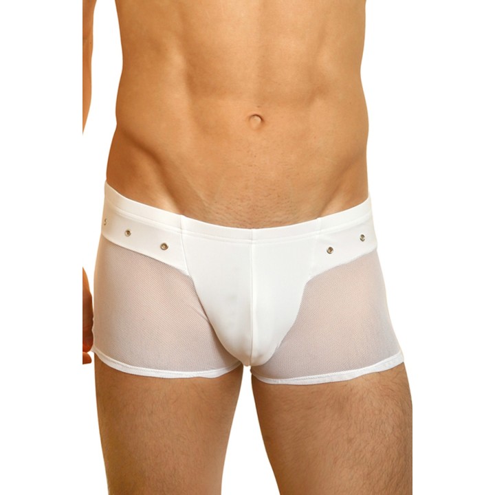 Weißer Herren Boxer Open Spirit von Look Me | Fesselliebe.de