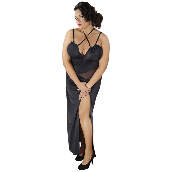 Schwarzes langes Kleid C/4002 von Andalea | Fesselliebe.de