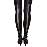 Schwarze Straps-Strümpfe A0190 von 7-Heaven | Fesselliebe.de