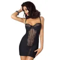 Schwarzes Chemise Zoja von Passion