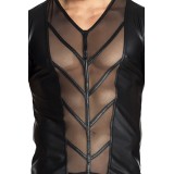 Schwarzes Shirt H029 von Noir Handmade | Fesselliebe.de