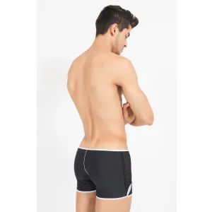 Schwarz/weißer Herren-Boxer Mixing 43-67 von Look Me