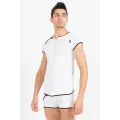 Weiß/schwarzes V-Shirt Mixing 43-77 von Look Me