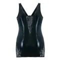 Schwarzes Wetlook Chemise SB/1002 Sexy Base Kollektion by Andalea