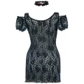 Schwarzes Chemise SB/1007 Sexy Base Kollektion by Andalea