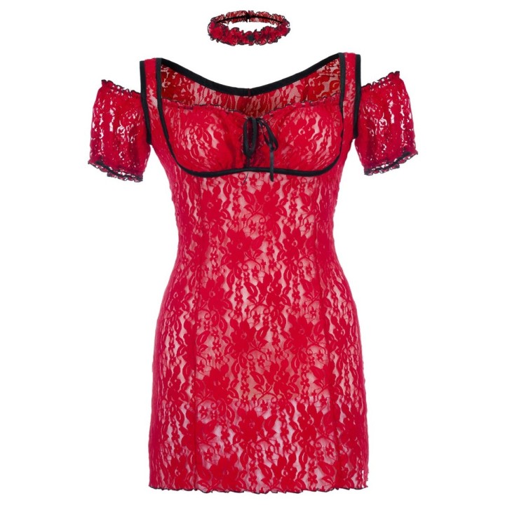 Rotes Chemise SB/1008 Sexy Base Kollektion by Andalea | Fesselliebe.de