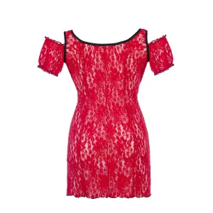 Rotes Chemise SB/1008 Sexy Base Kollektion by Andalea