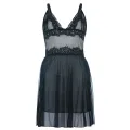 Schwarzes Chemise SB/1010 Sexy Base Kollektion by Andalea