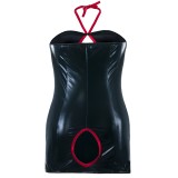 Schwarzes Chemise SB/1013 Sexy Base Kollektion by Andalea | Fesselliebe.de