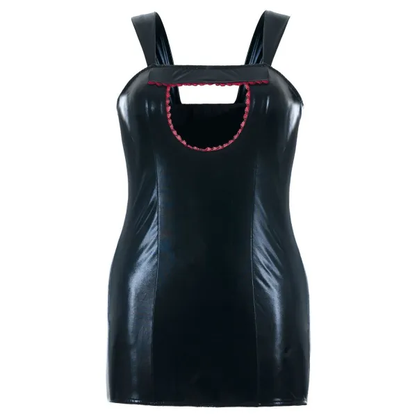 Schwarzes Chemise SB/1015 Sexy Base Kollektion by Andalea | Fesselliebe.de