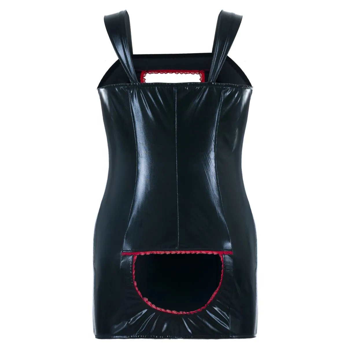 Schwarzes Chemise SB/1015 Sexy Base Kollektion by Andalea | Fesselliebe.de