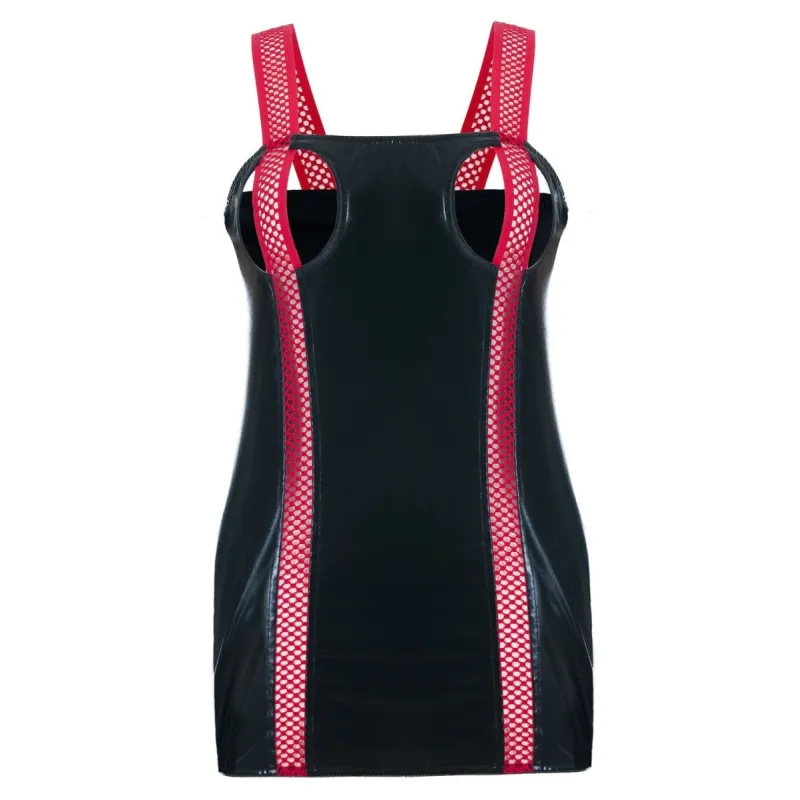 Schwarzes Chemise SB/1016 Sexy Base Kollektion by Andalea | Fesselliebe.de