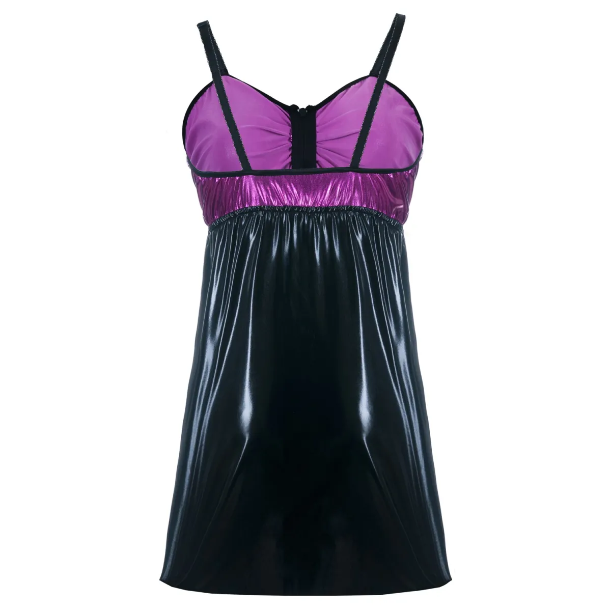 Schwarz/lila Chemise SB/1017 Sexy Base Kollektion by Andalea | Fesselliebe.de
