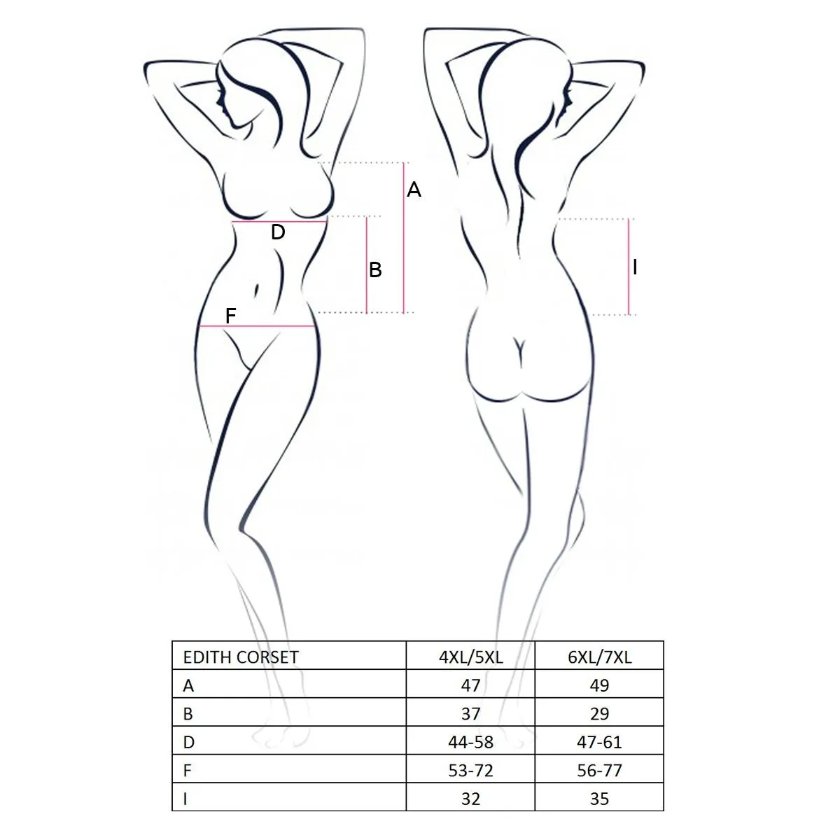 Schwarzes Straphemd Edith von Passion Plus Size | Fesselliebe.de