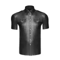 Schwarzes T-Shirt H011 von Noir Handmade
