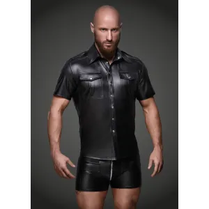 Schwarzes T-Shirt H011 von Noir Handmade