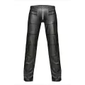 Schwarze lange Hose H021 von Noir Handmade