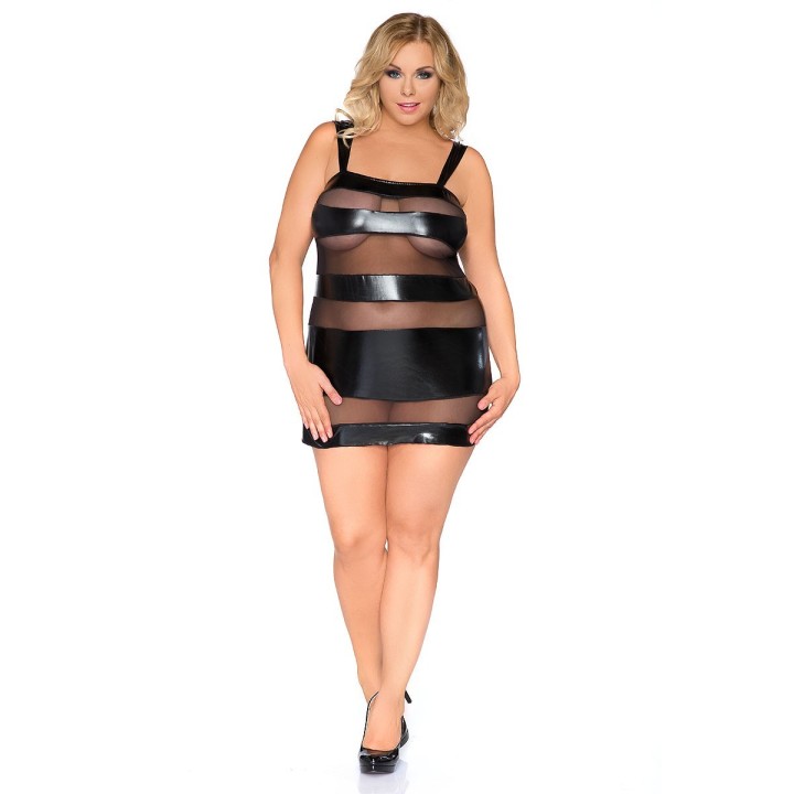 Schwarzes Chemise Z/5020 von Andalea | Fesselliebe.de