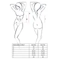 Schwarzes Strapshemd Brasiliana von Passion Plus Size