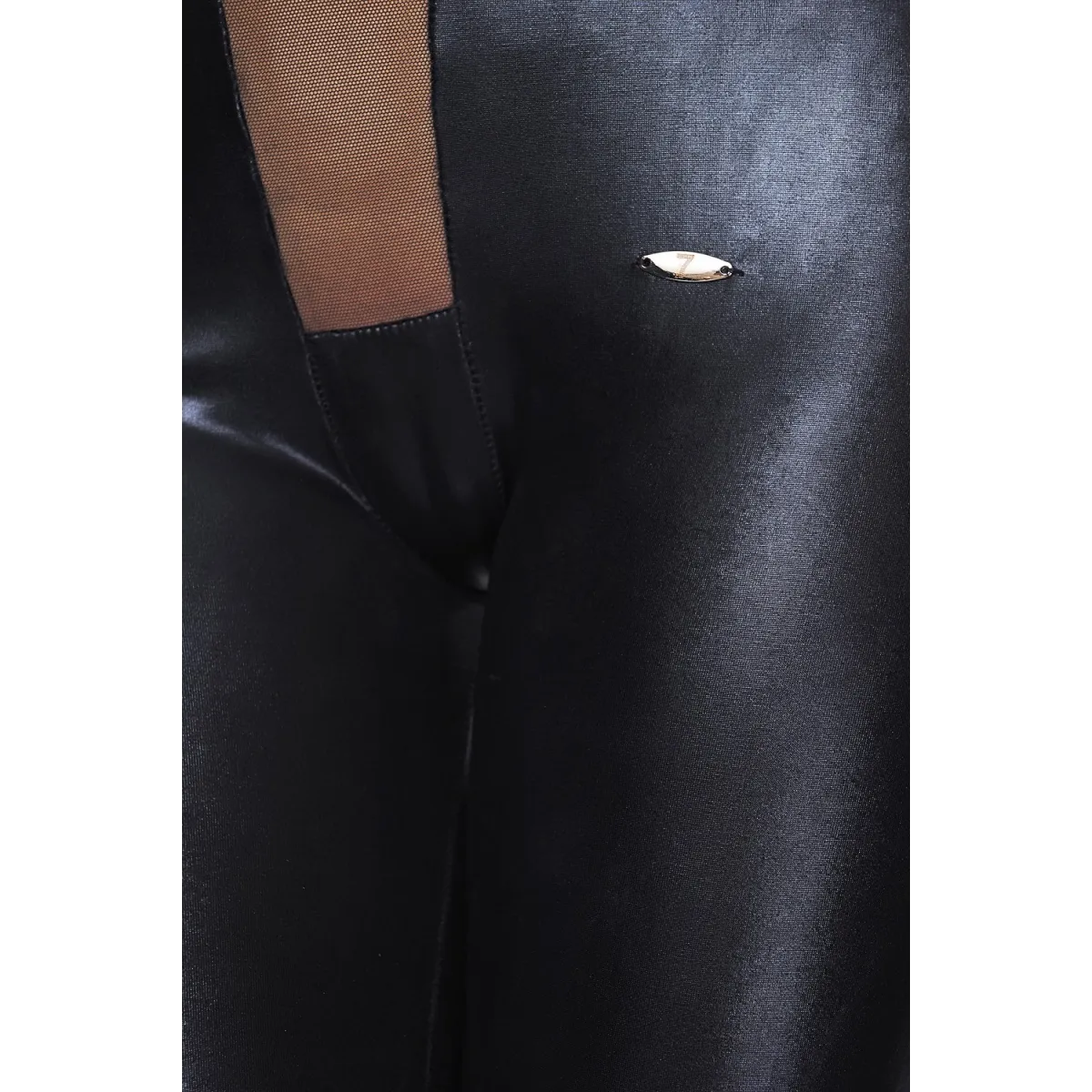 Schwarzes Wetlook Catsuit Molina von 7-Heaven | Fesselliebe.de