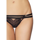 Schwarzer T-String Lota von 7-Heaven | Fesselliebe.de