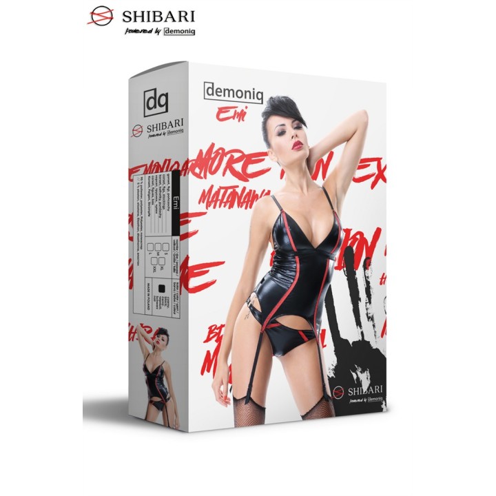 Schwarzes Gorset Emi von Demoniq Shibari Collection | Fesselliebe.de