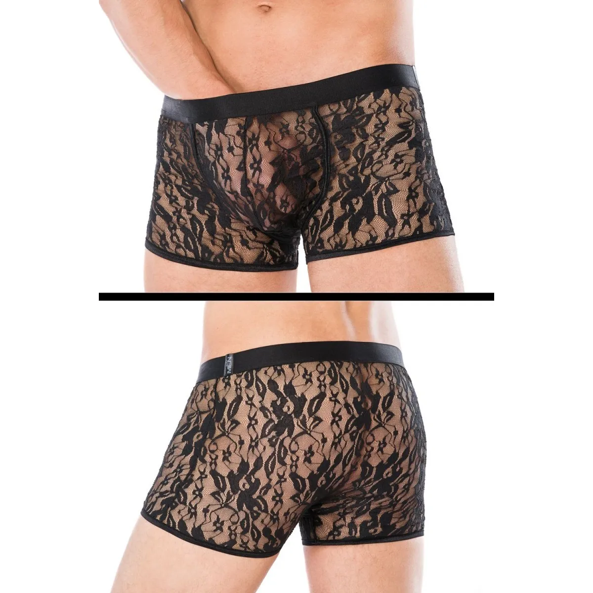 Schwarze Boxershorts MC/9058 von Andalea | Fesselliebe.de