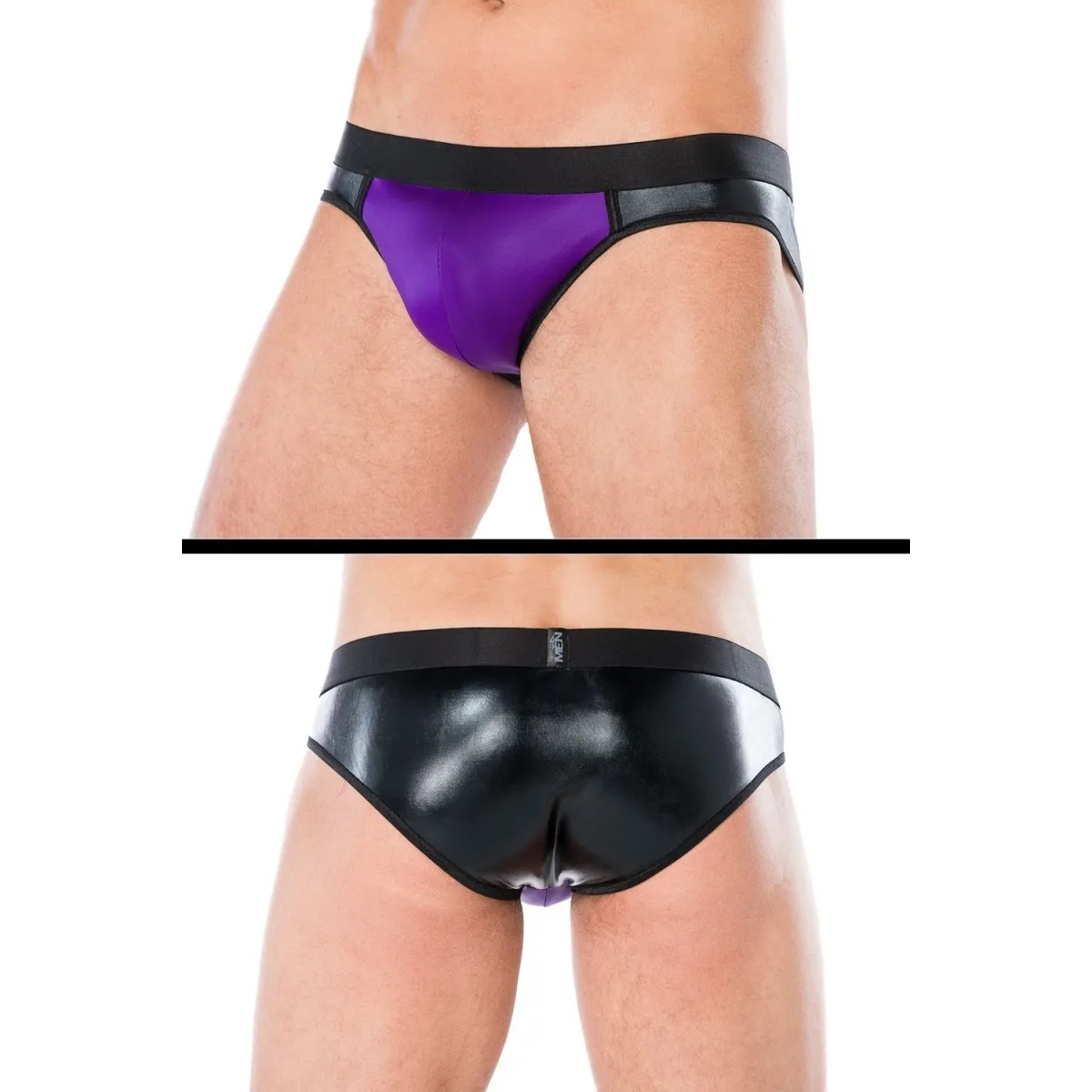 Schwarz/lila Slip MC/9065 von Andalea | Fesselliebe.de