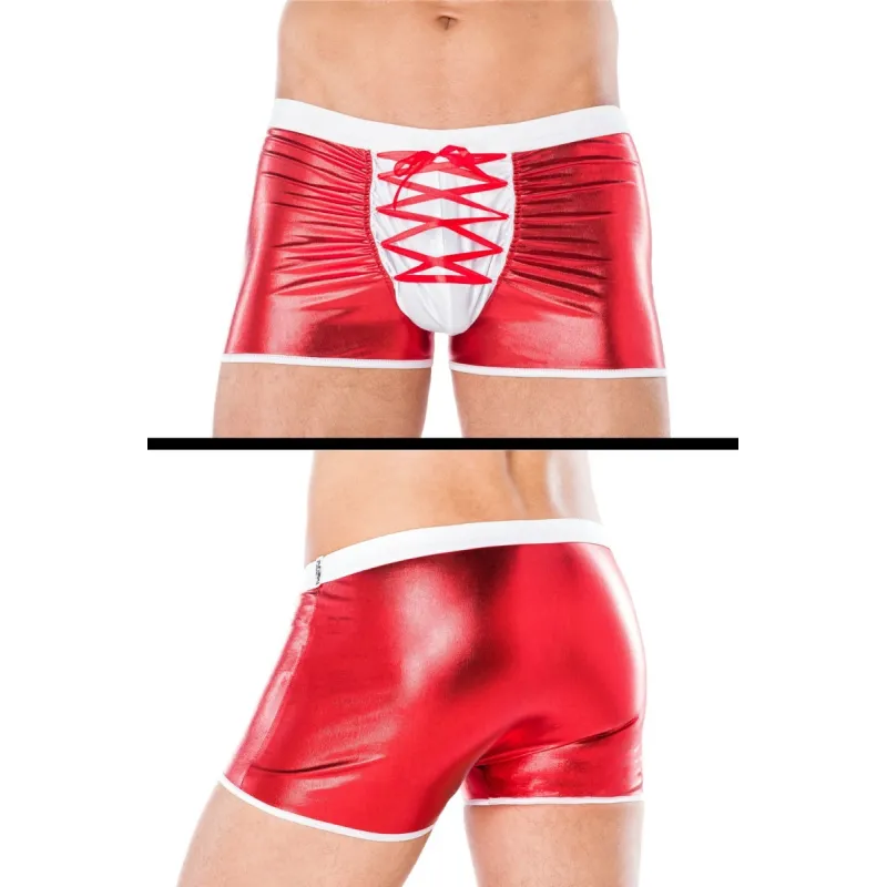 Rot/weiße Boxershorts MC/9091 von Andalea | Fesselliebe.de