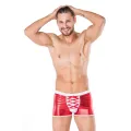 Rot/weiße Boxershorts MC/9091 von Andalea