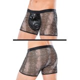 Grau/schwarze Boxershorts MC/9095 von Andalea | Fesselliebe.de