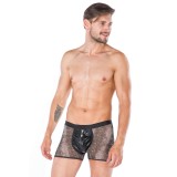 Grau/schwarze Boxershorts MC/9095 von Andalea | Fesselliebe.de