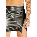 Schwarzer Minirock F126 von Noir Handmade Diva Collection