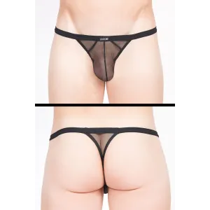 Schwarzer String Malibu 2 92-57 von Look Me | Fesselliebe.de